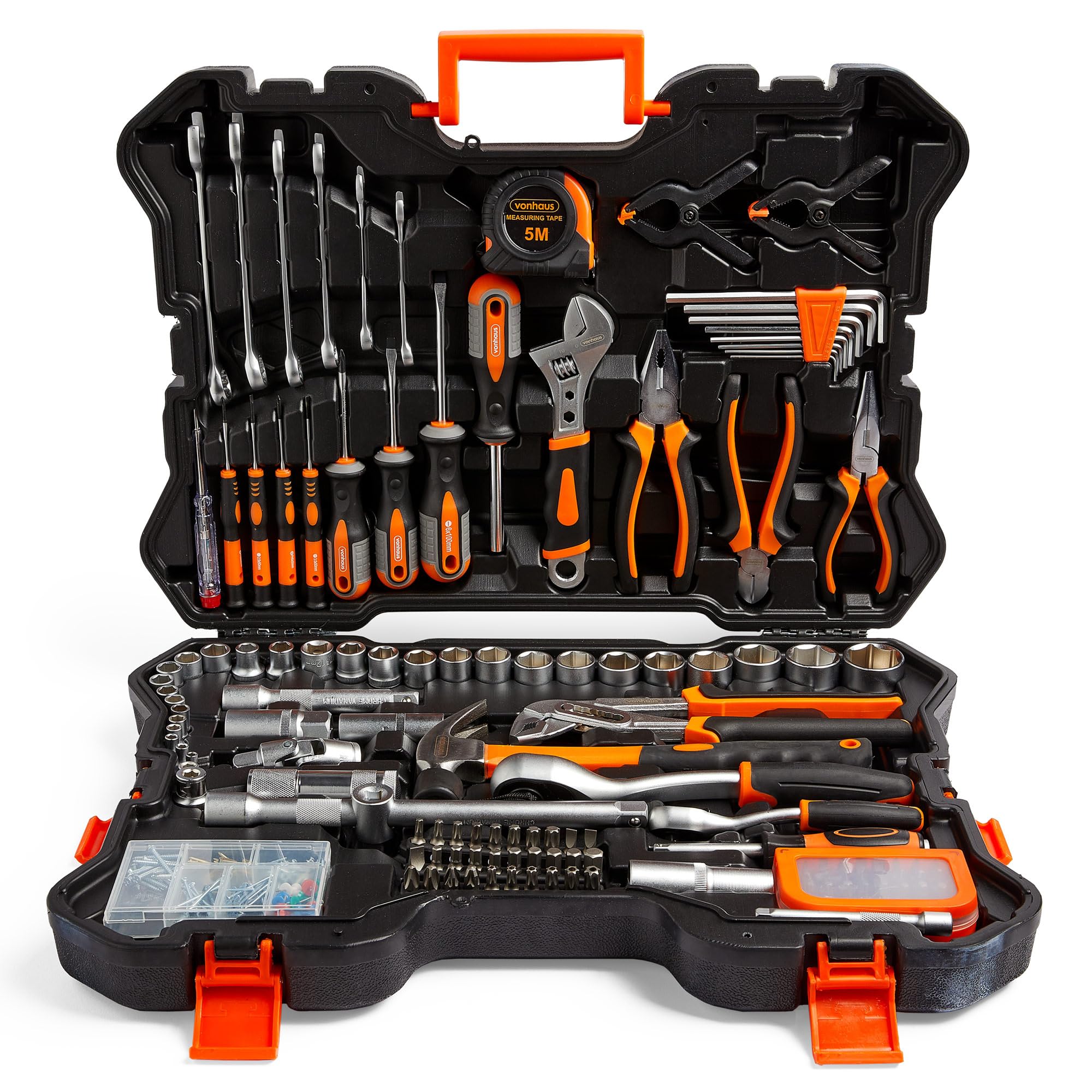 VonHaus Set Attrezzi Lavoro 256 Pezzi con Valigetta