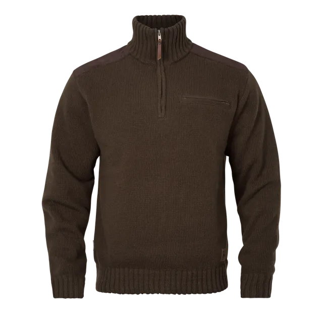 Härkila Annaboda WSP maglione caccia marrone half-zip