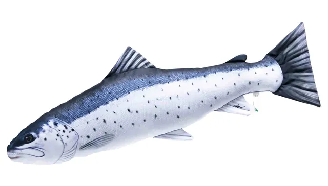 Gaby Gigant cuscino pesce trota 50 cm per bambini morbido