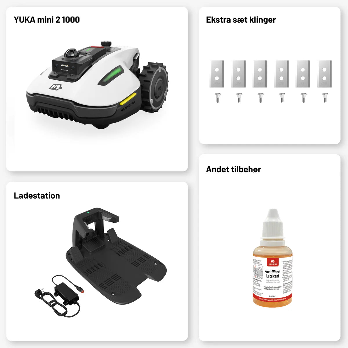 Mammotion YUKA Mini 2 robot tagliaerba 1000 m2 senza filo