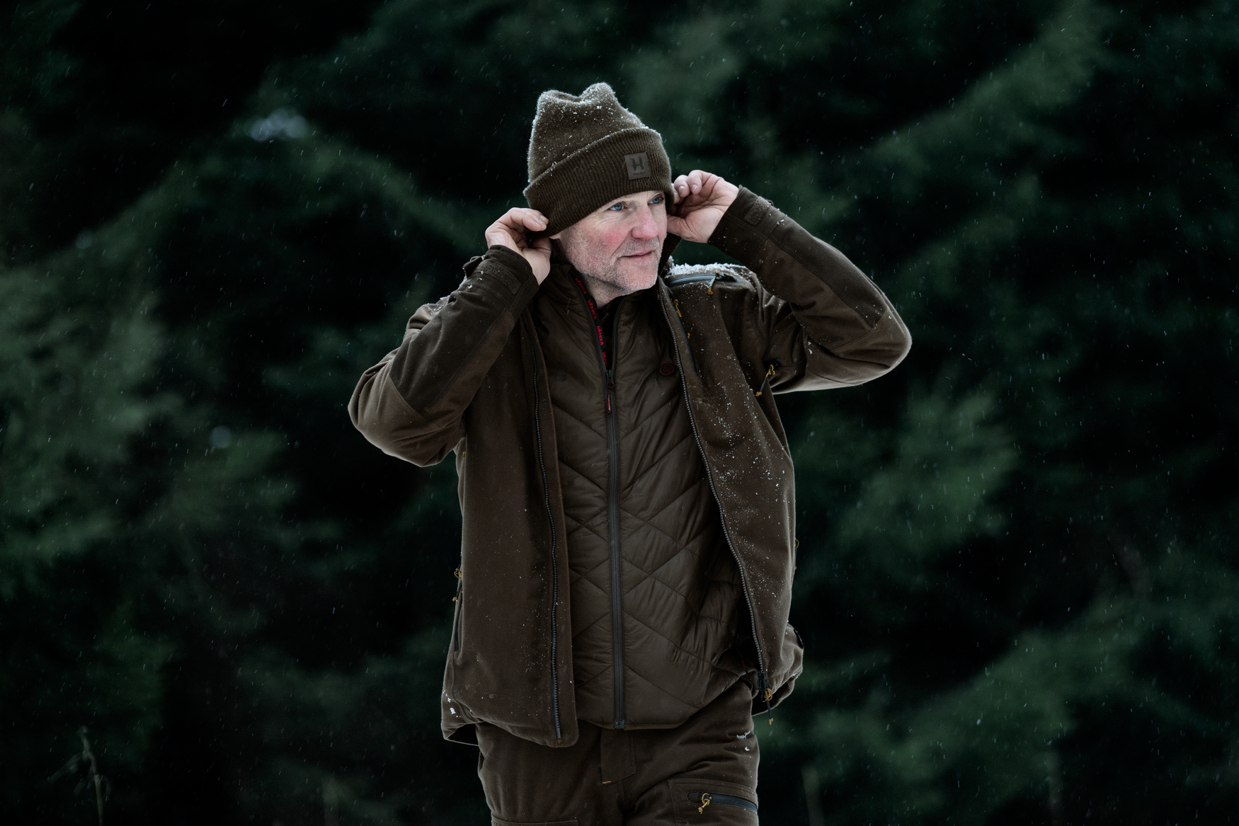 Härkila Heat Insulated gilet riscaldato uomo verde L