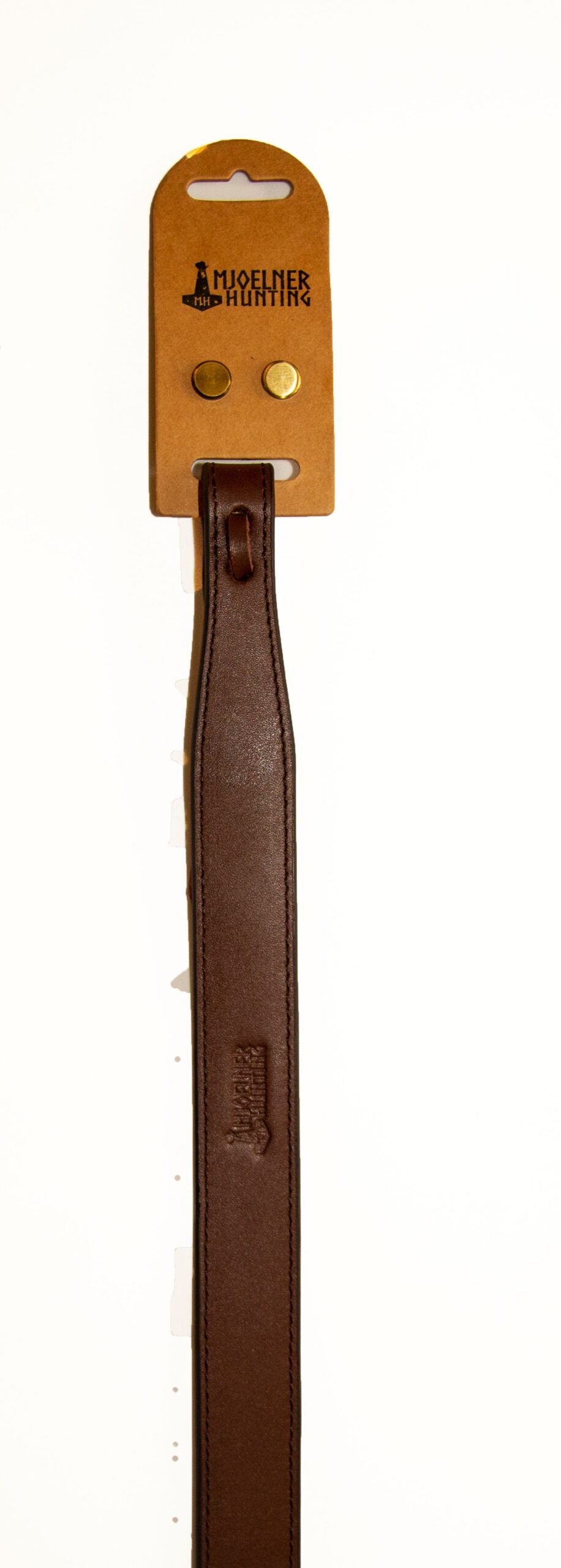 Cinghia per fucile in pelle marrone 95 cm caccia