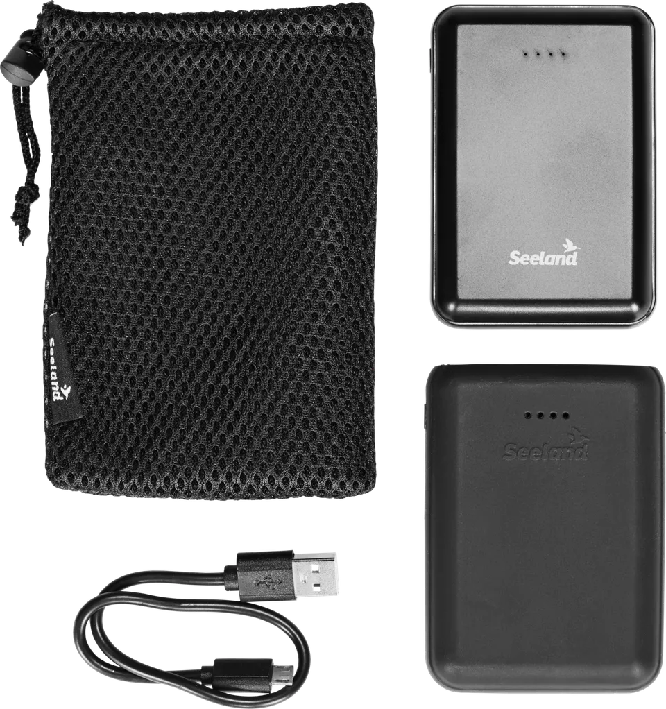 Seeland Heat power bank nero 10000 mAh da esterno