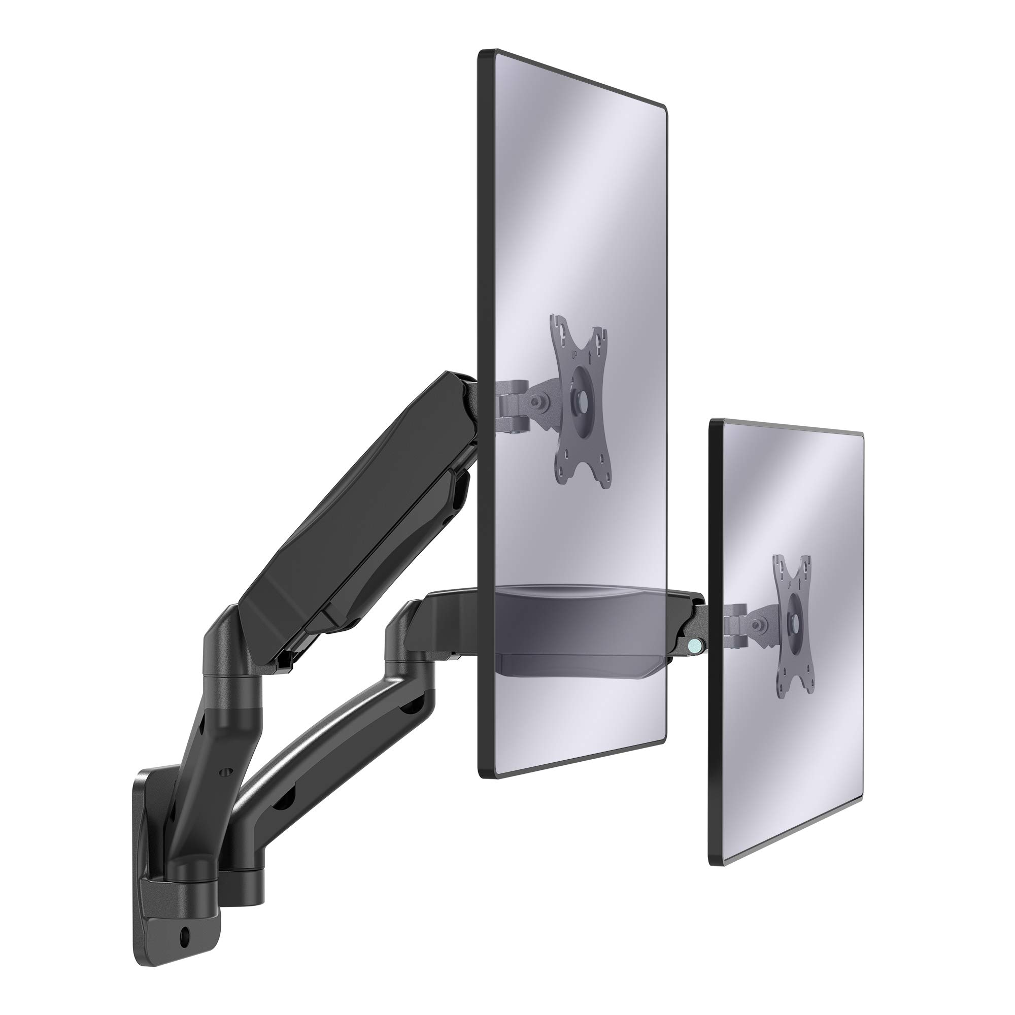 VonHaus Supporto parete doppio monitor 17-27 pollici VESA