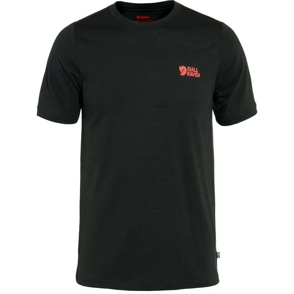 Fjällräven Abisko Wool Logo t-shirt uomo M nera