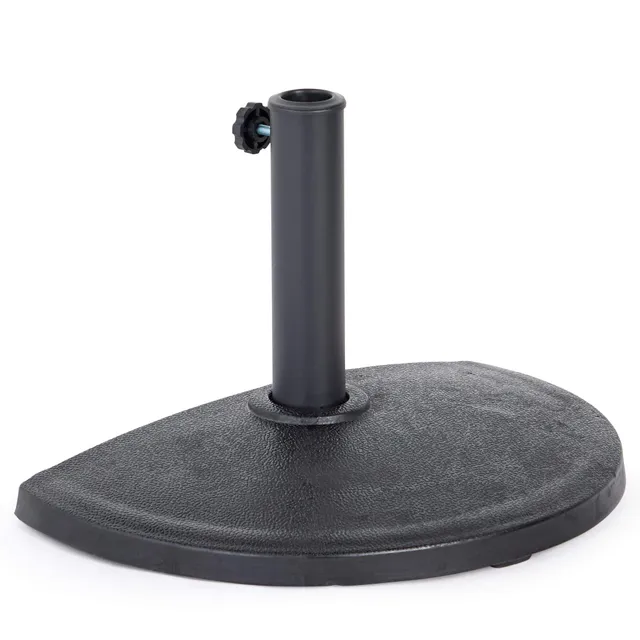 VonHaus base 9 kg mezzo ombrellone semicircolare da muro
