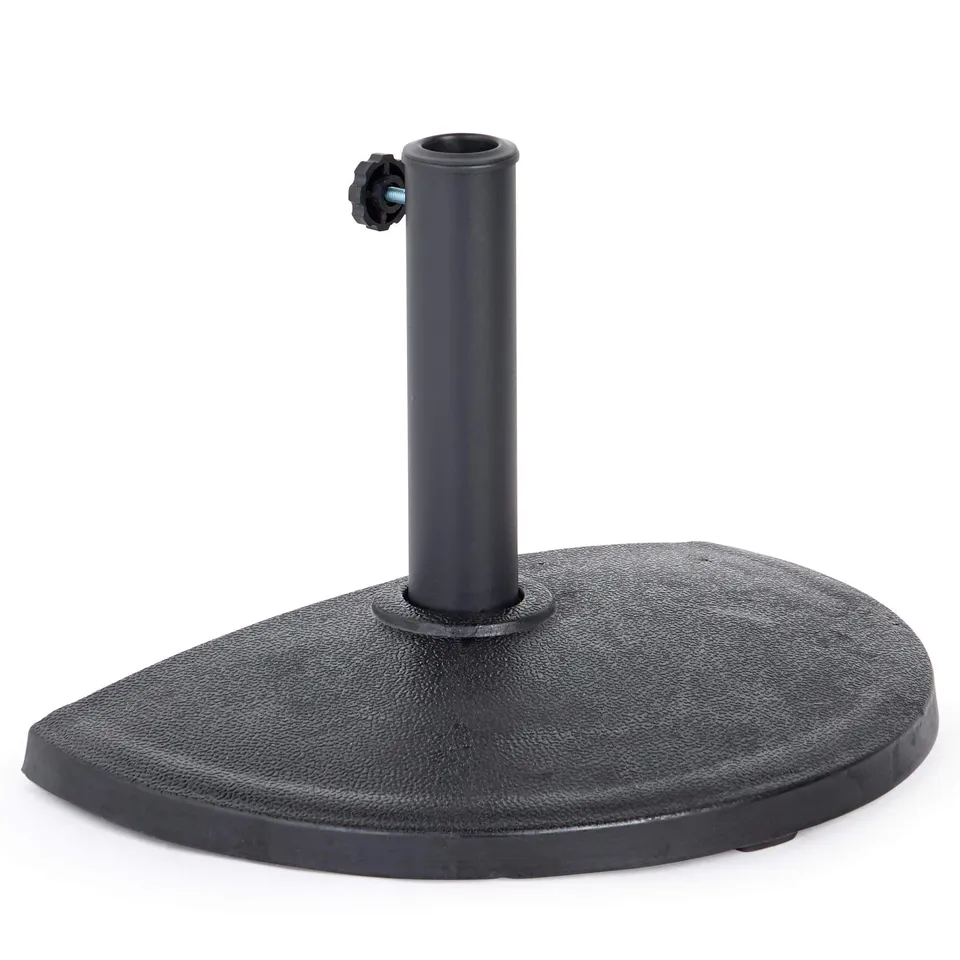 VonHaus base 9 kg mezzo ombrellone semicircolare da muro