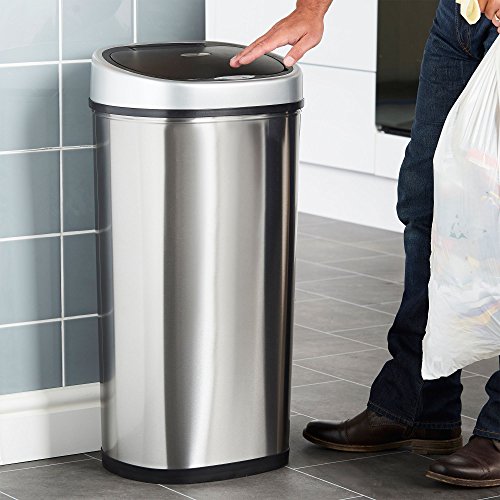 VonHaus Pattumiera Sensore 50L Inox Automatica