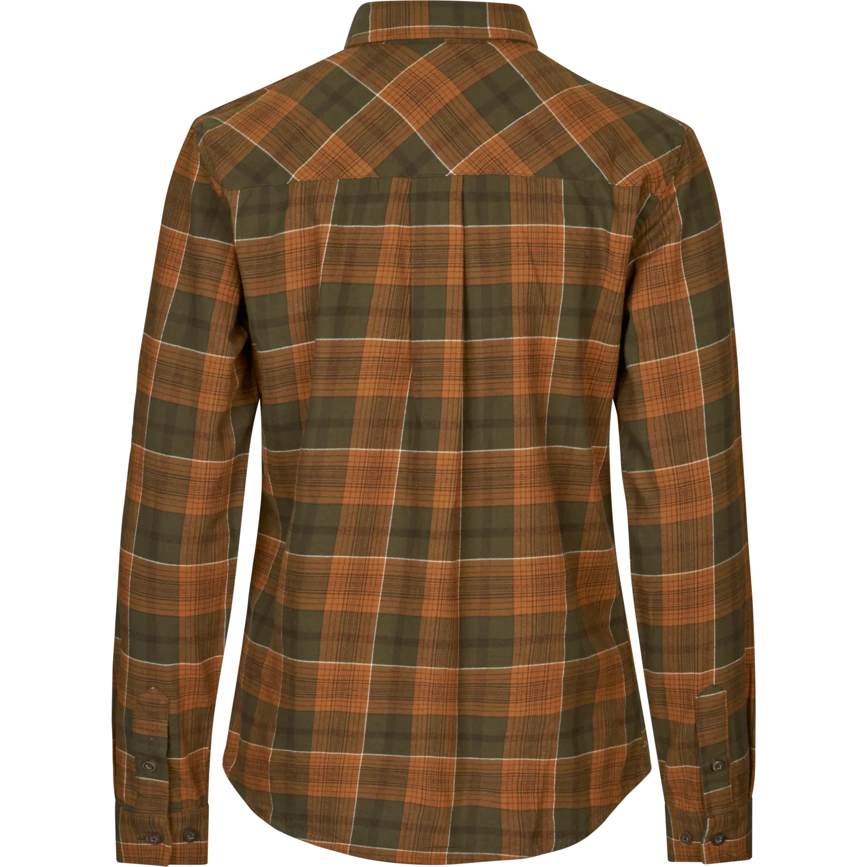 Seeland Skye Flannel camicia donna flanella Grizzly Brown quadri