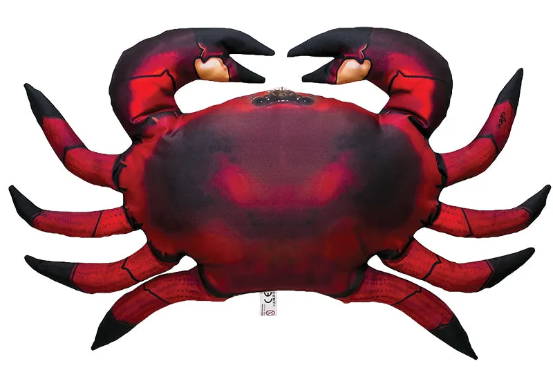 Gaby Krabbe Rød cuscino granchio rosso