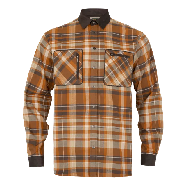 Härkila Pajala camicia caccia uomo quadri cornstalk check