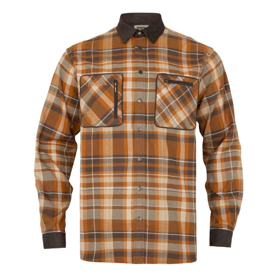 Härkila Pajala camicia caccia uomo quadri cornstalk check