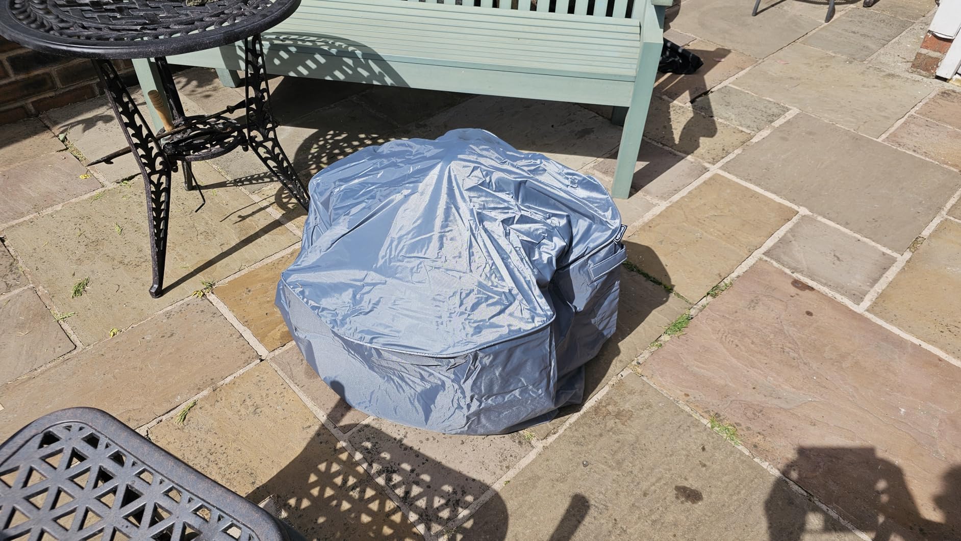 VonHaus Storm Collection copertura braciere rotondo 92x80 impermeabile