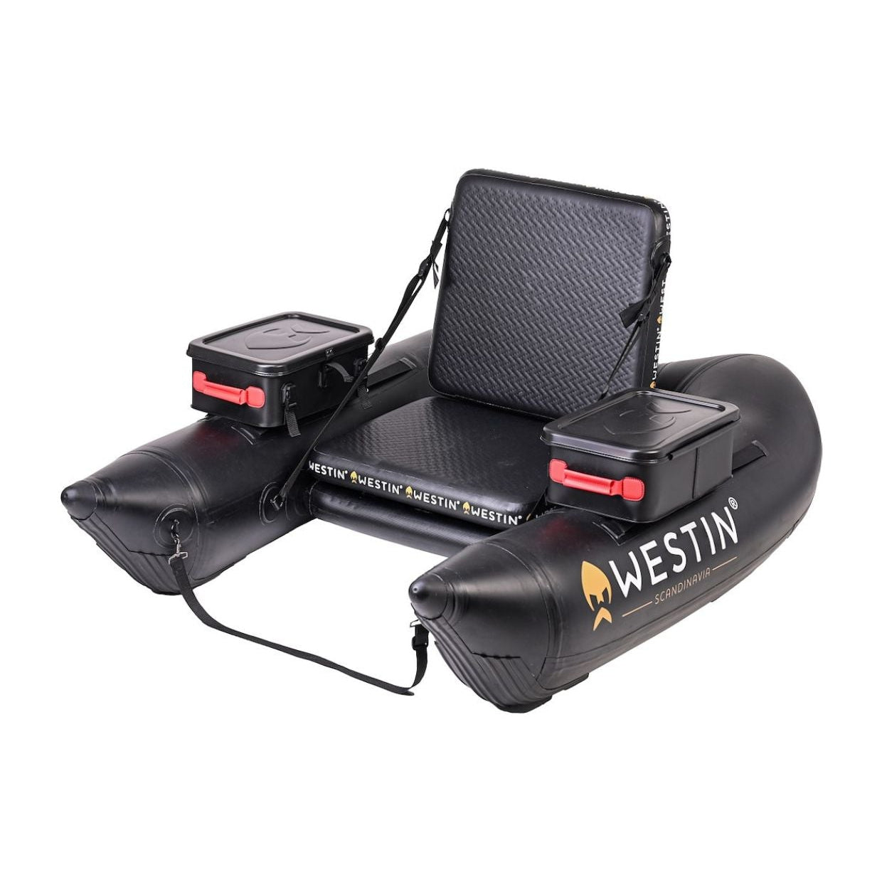 Westin W8 belly boat barchino gonfiabile con remi e pompa