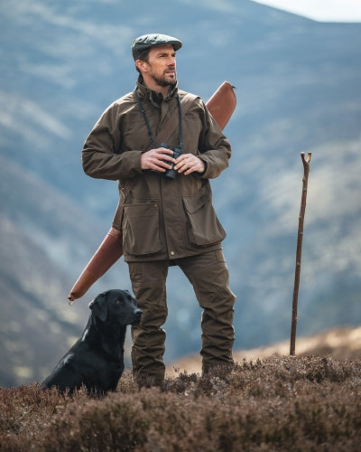 Hoggs of Fife Ballater giacca impermeabile verde L
