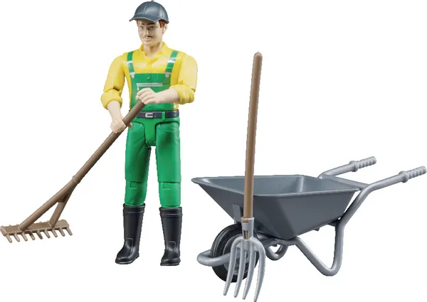 Bruder set agricoltore con accessori 1:16 dai 4 anni