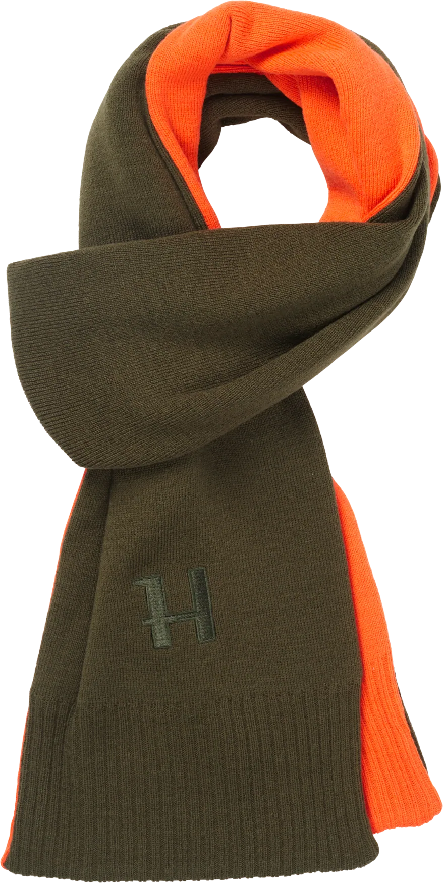 Härkila Reversible scaldacollo caccia verde arancione double