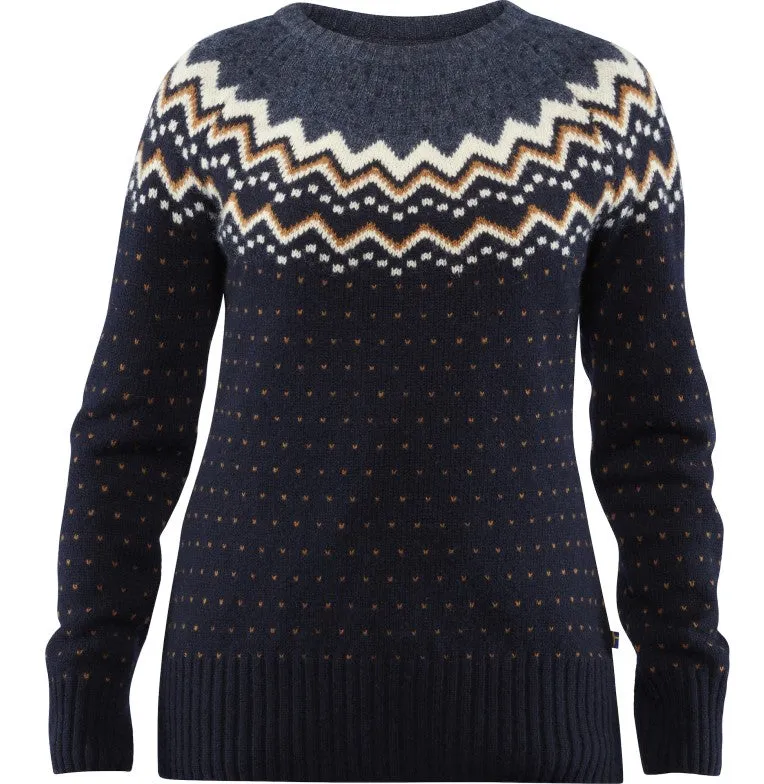 Fjällräven Övik Knit Sweater maglione lana blu navy