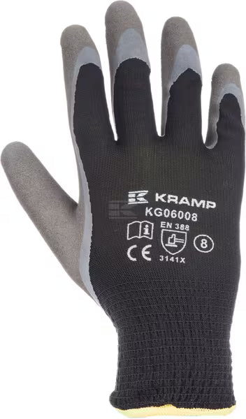 Kramp Winter guanti da lavoro invernali in lattice taglia 10