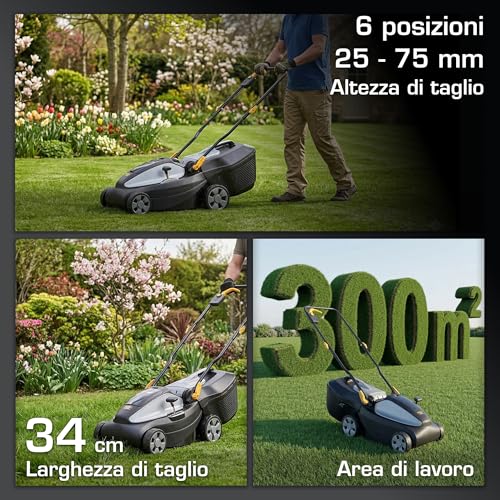 Alpina AL 3420 Li Kit tagliaerba a batteria 34 cm