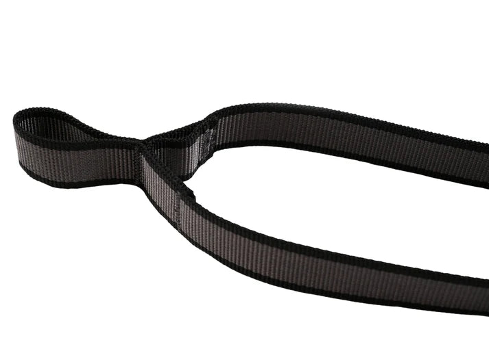 Non-stop Dogwear Touring Double guinzaglio cani nero grigio 13 mm