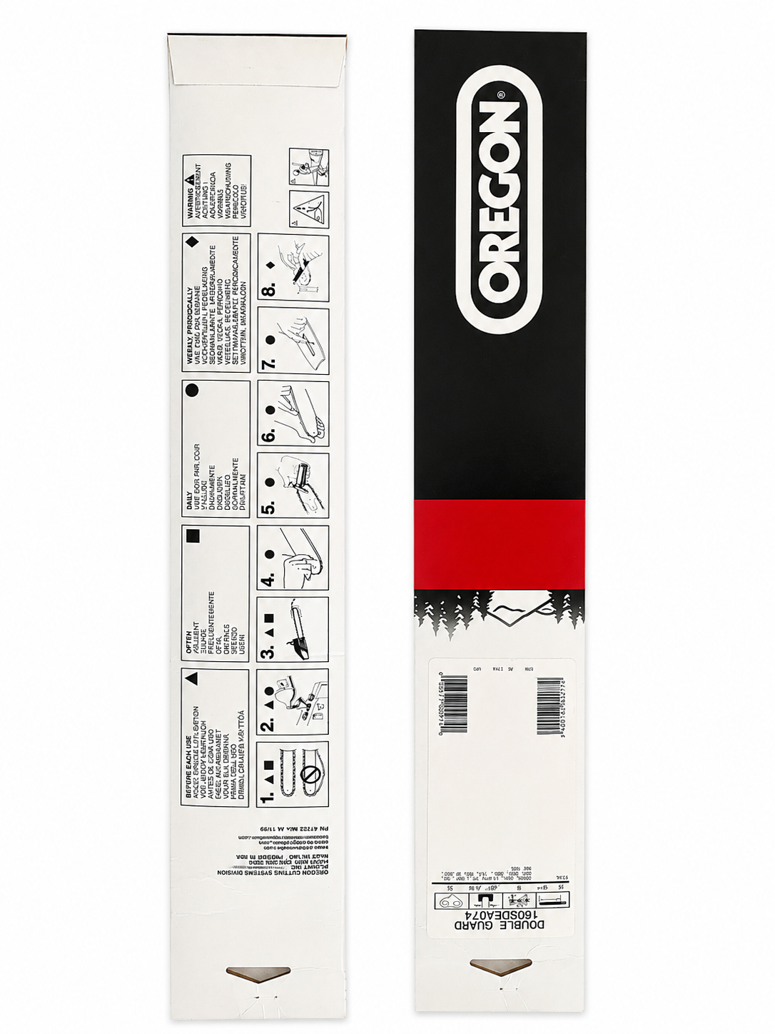 Oregon 160SDEA074 Double Guard barra guida 40 cm 55 maglie