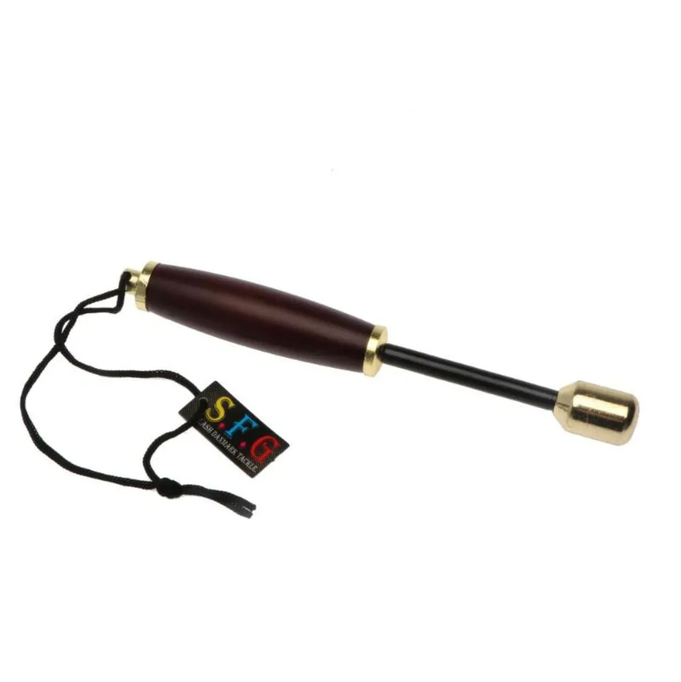 SFG Priest Deluxe manganello pesca 20 cm manico legno