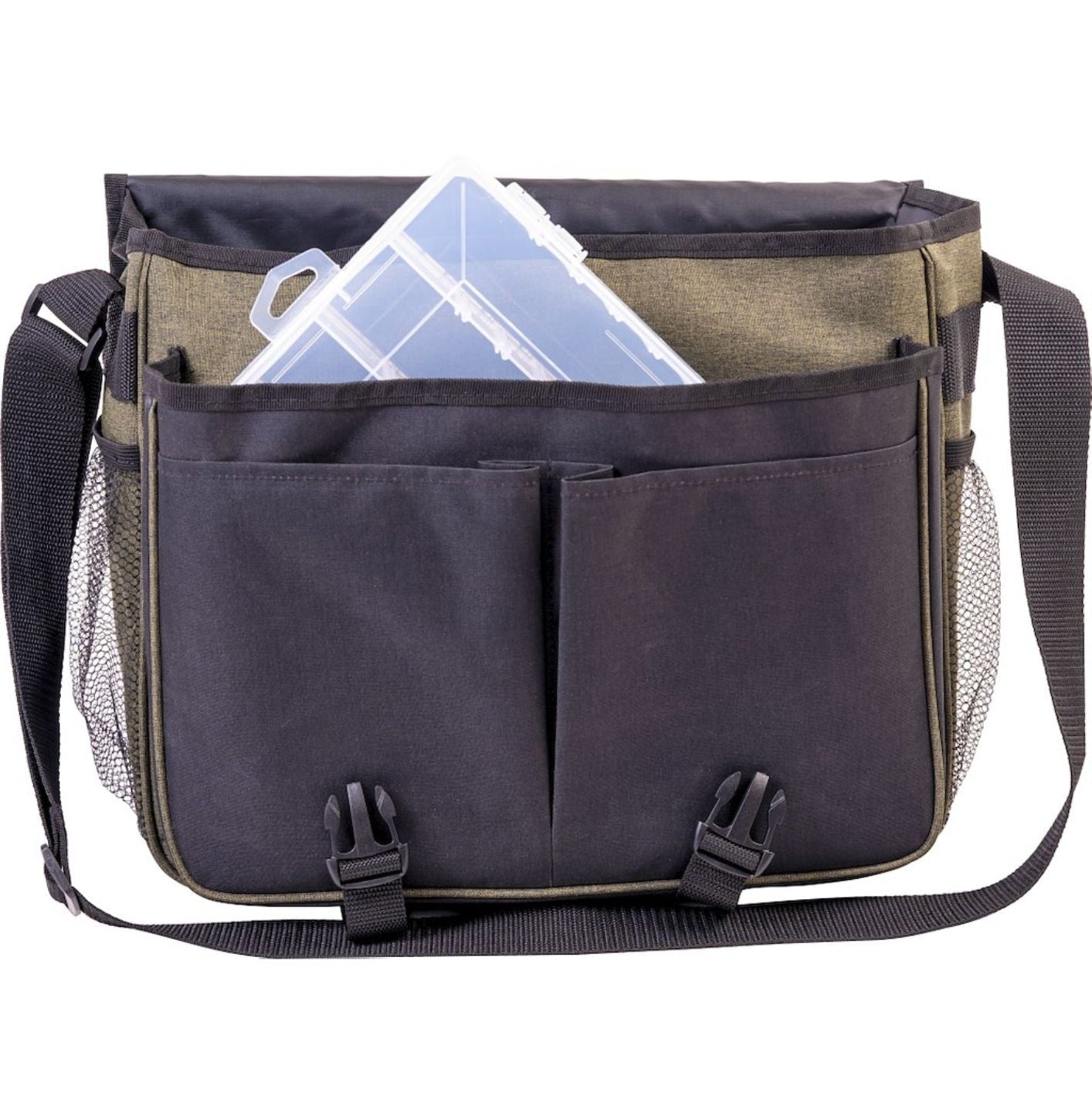 Kinetic 3 Boxes borsa pesca Olive 3 scatole