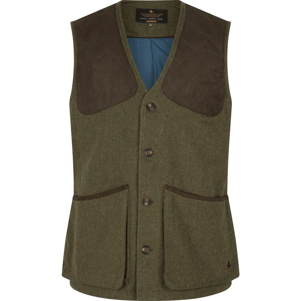 Seeland Hillside Waistcoat gilet caccia verde muschio leggero