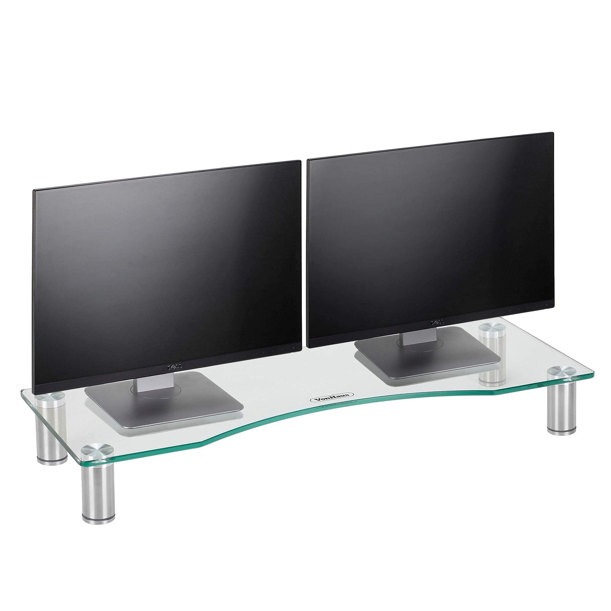 VonHaus Supporto Monitor Vetro Large 70cm 30kg