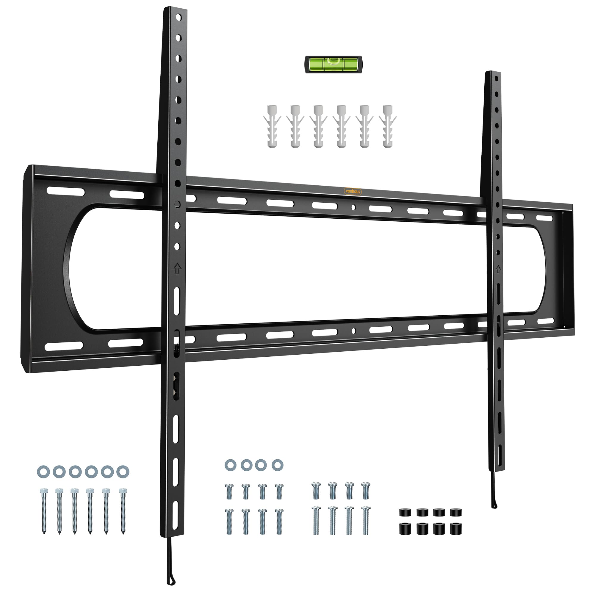 VonHaus Staffa TV Parete 60-120 Pollici 120 Kg Ultra Slim