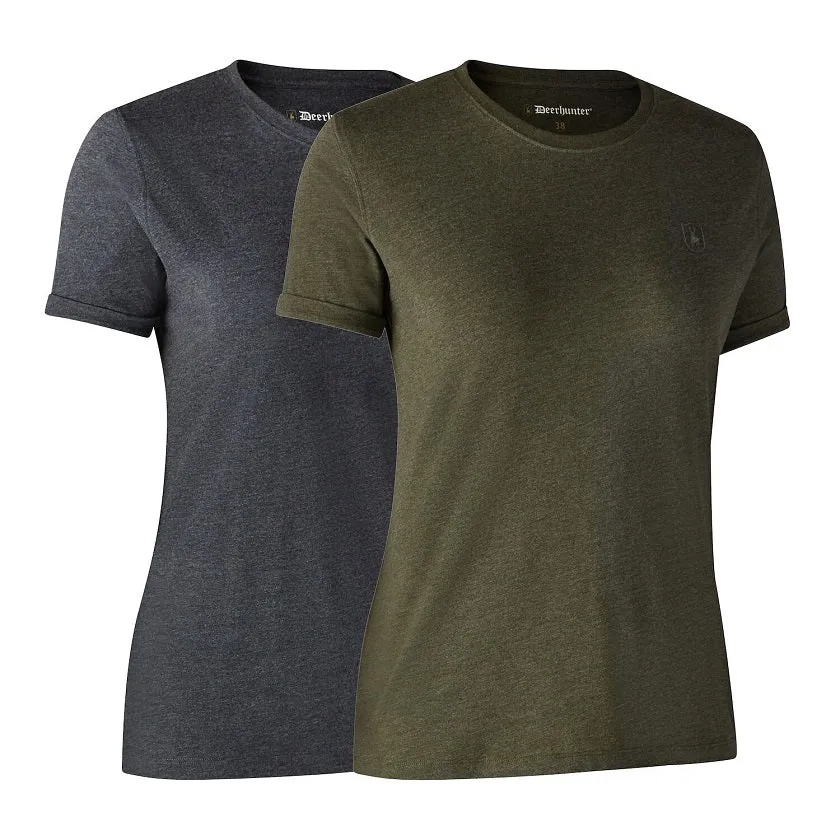 Deerhunter Basis t-shirt donna 2 pezzi taglia 42
