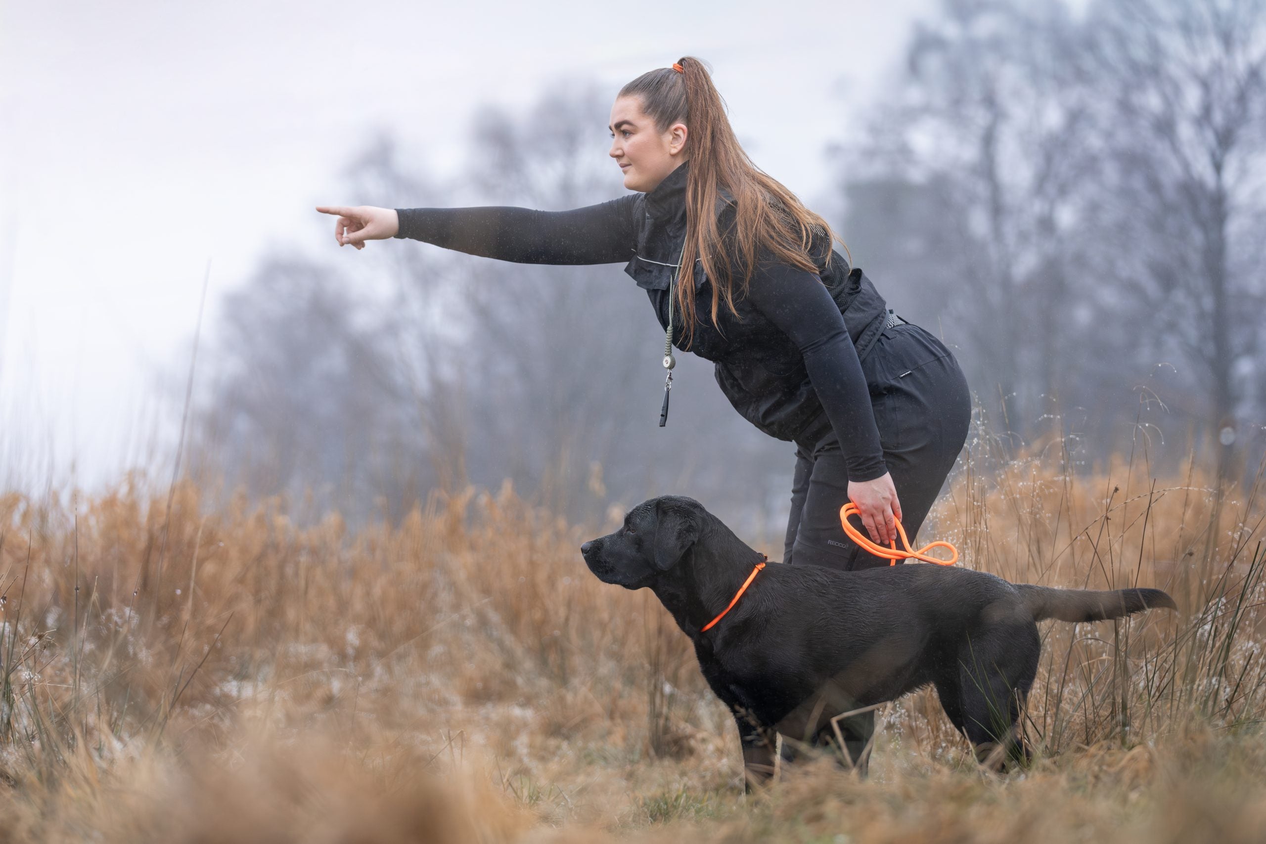 Non-Stop Retriever guinzaglio arancione 1,6 m 8 mm