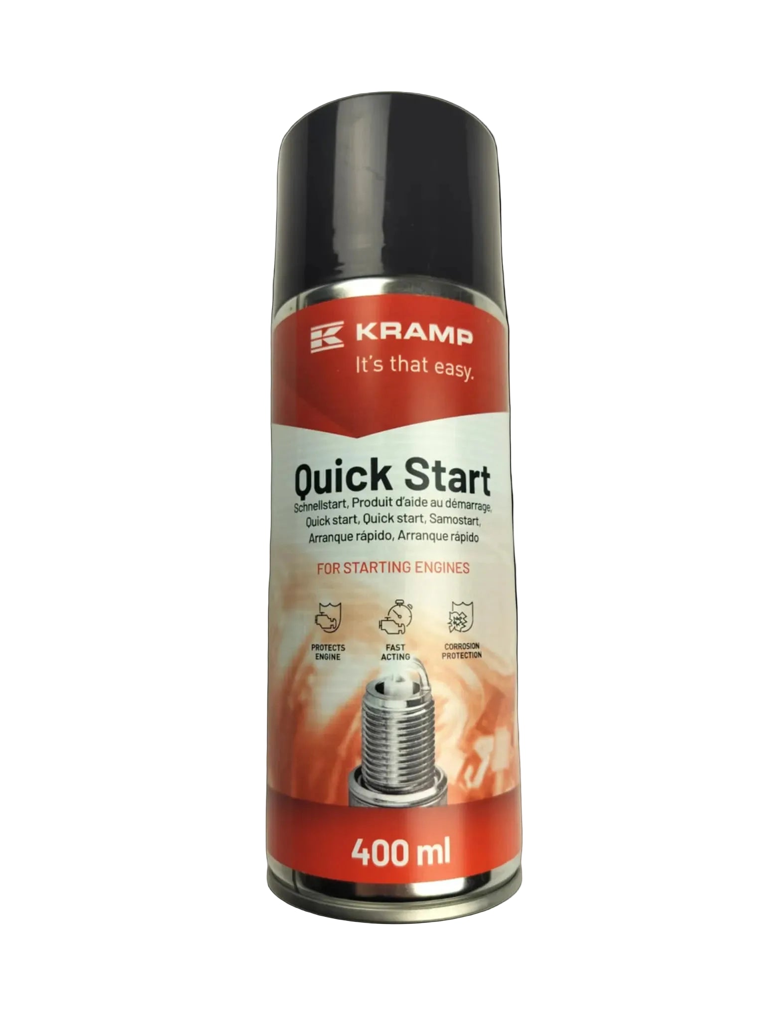Kramp Quick Start spray avviamento 400 ml diesel benzina