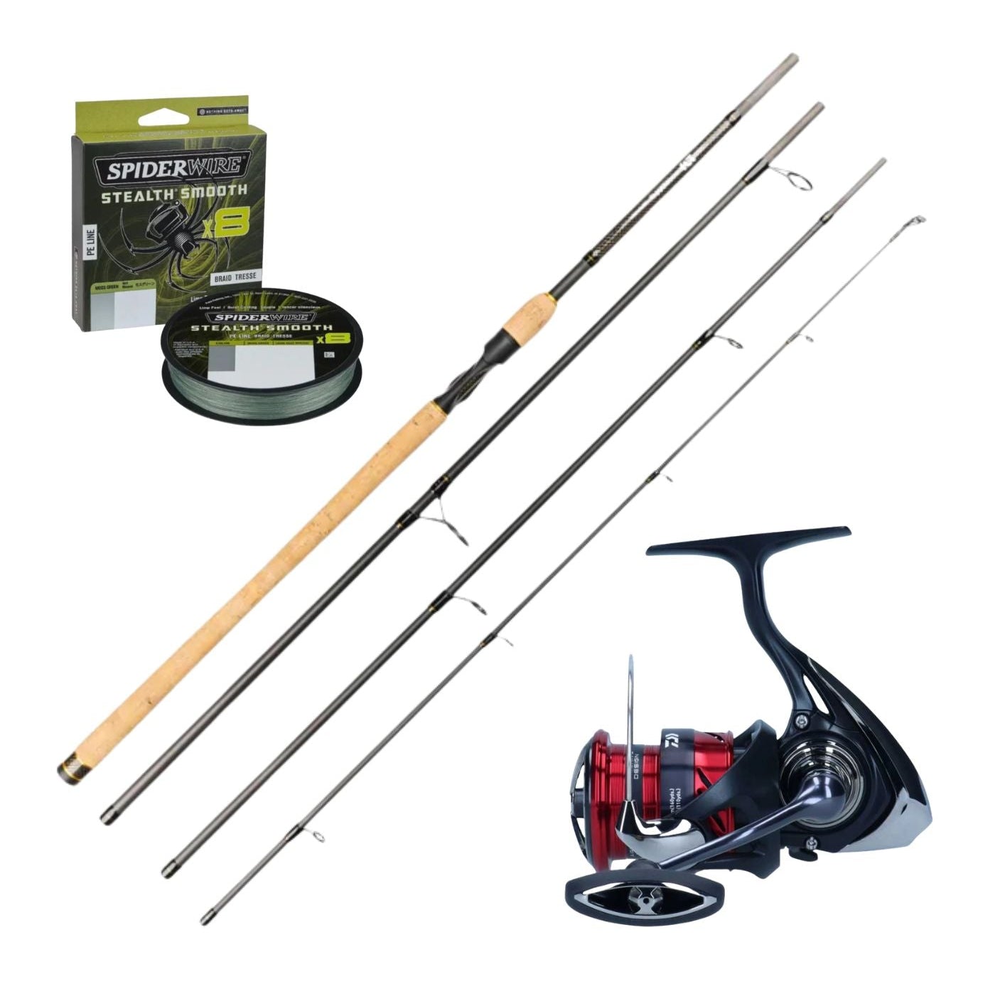 Daiwa Legalis Spin canna viaggio 9' 5-25g 4 pezzi trota