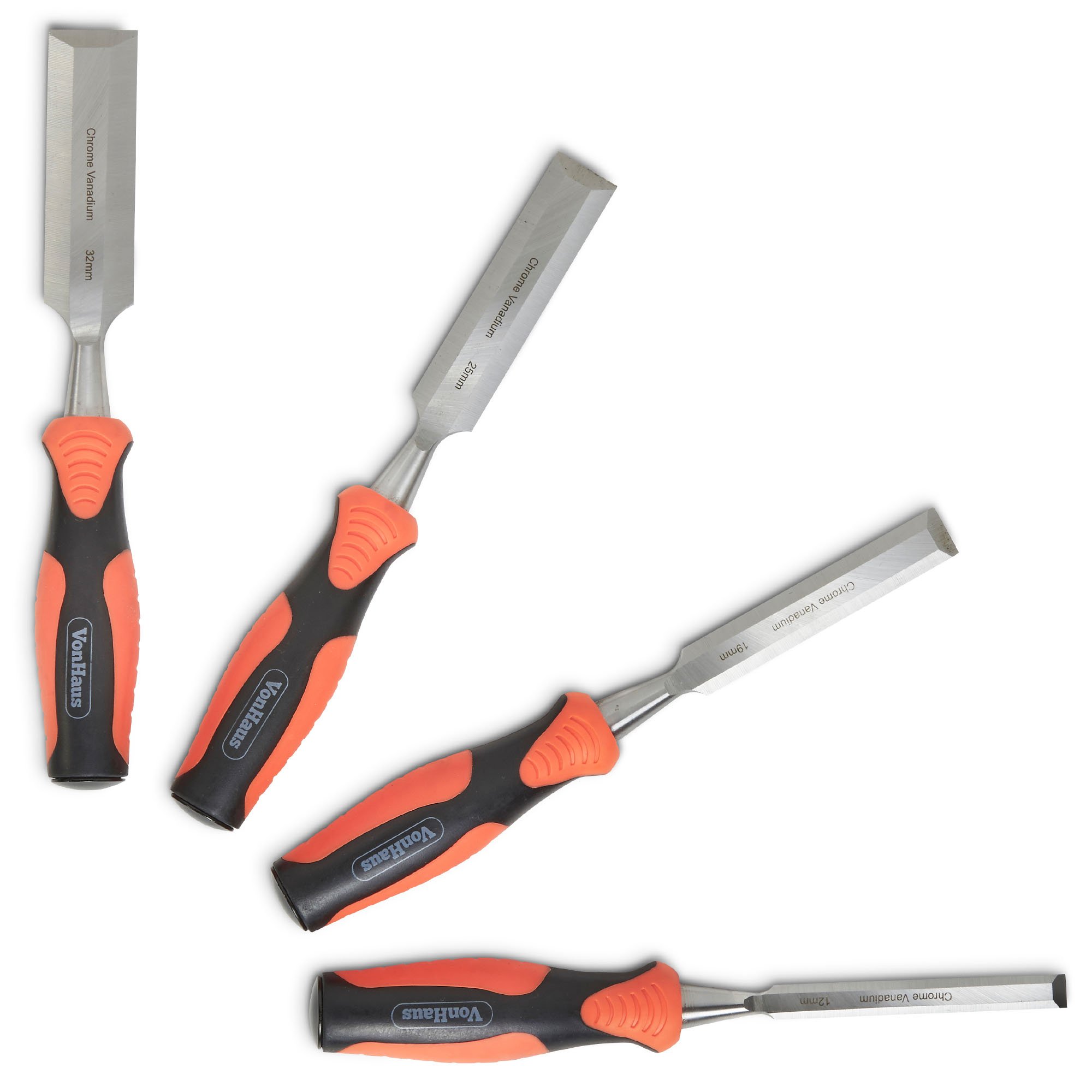 VonHaus Set Scalpelli Legno 6 Pezzi 12-32mm Pietra