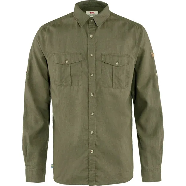 Fjällräven Övik Travel Shirt LS Camicia Uomo M leggera