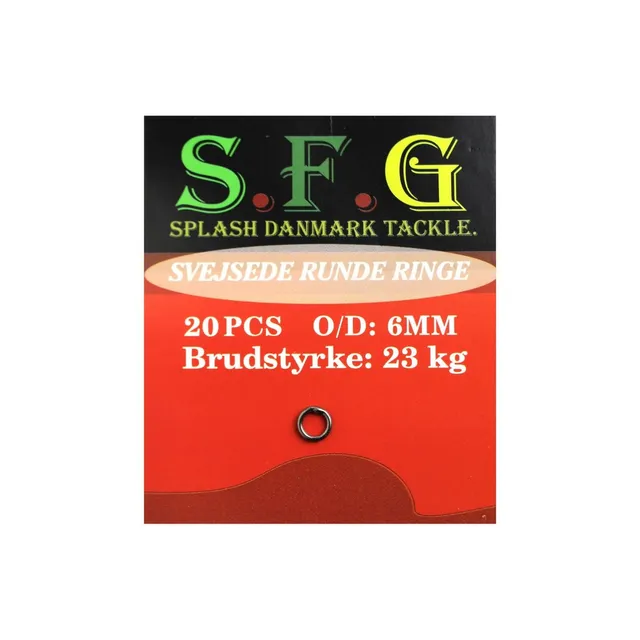 SFG anelli saldati pesca 20 pz ad alta tenuta