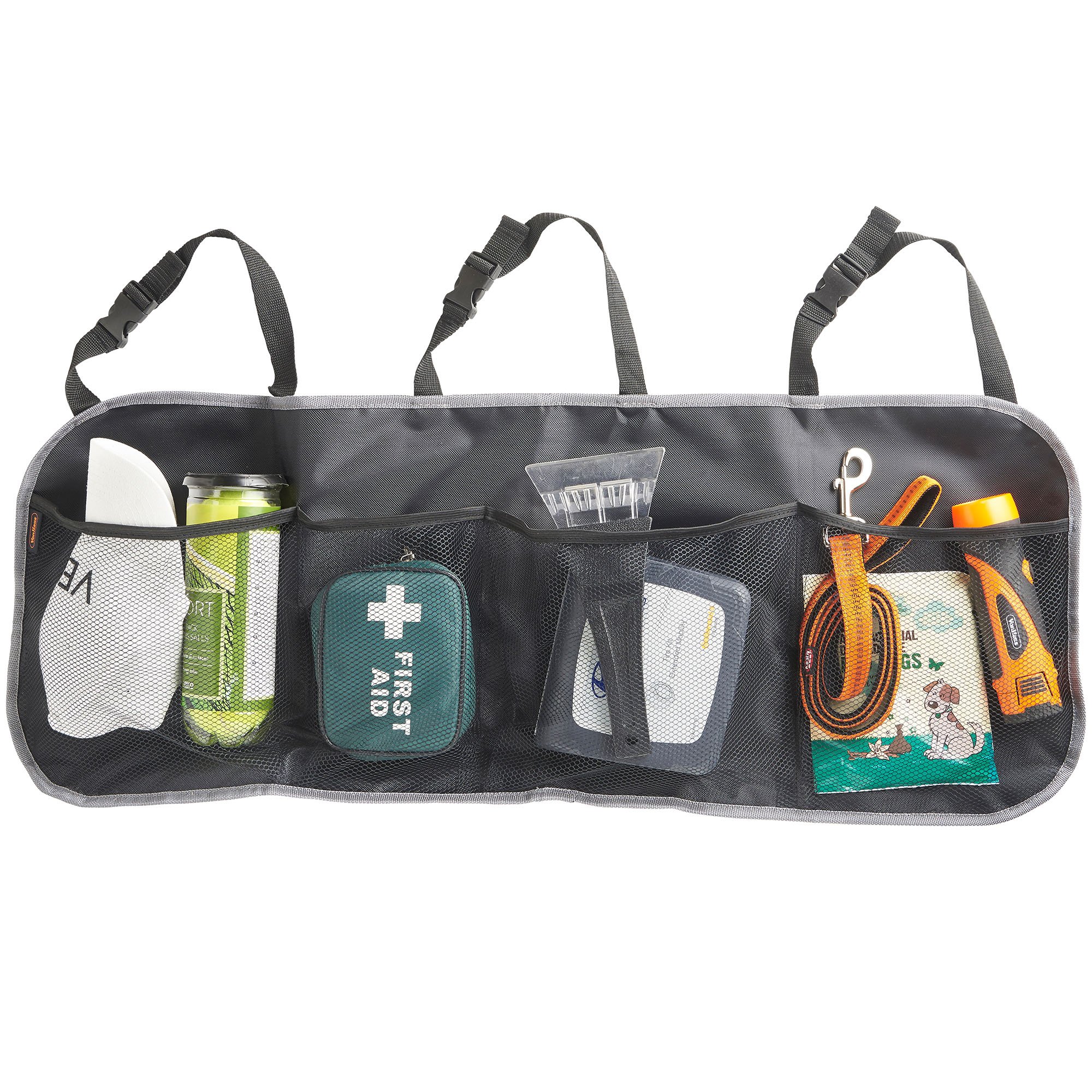 VonHaus organizer auto bagagliaio 4 tasche tessuto