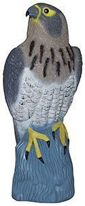 Ryom 228-371 spaventapasseri rapace seduto 42 cm