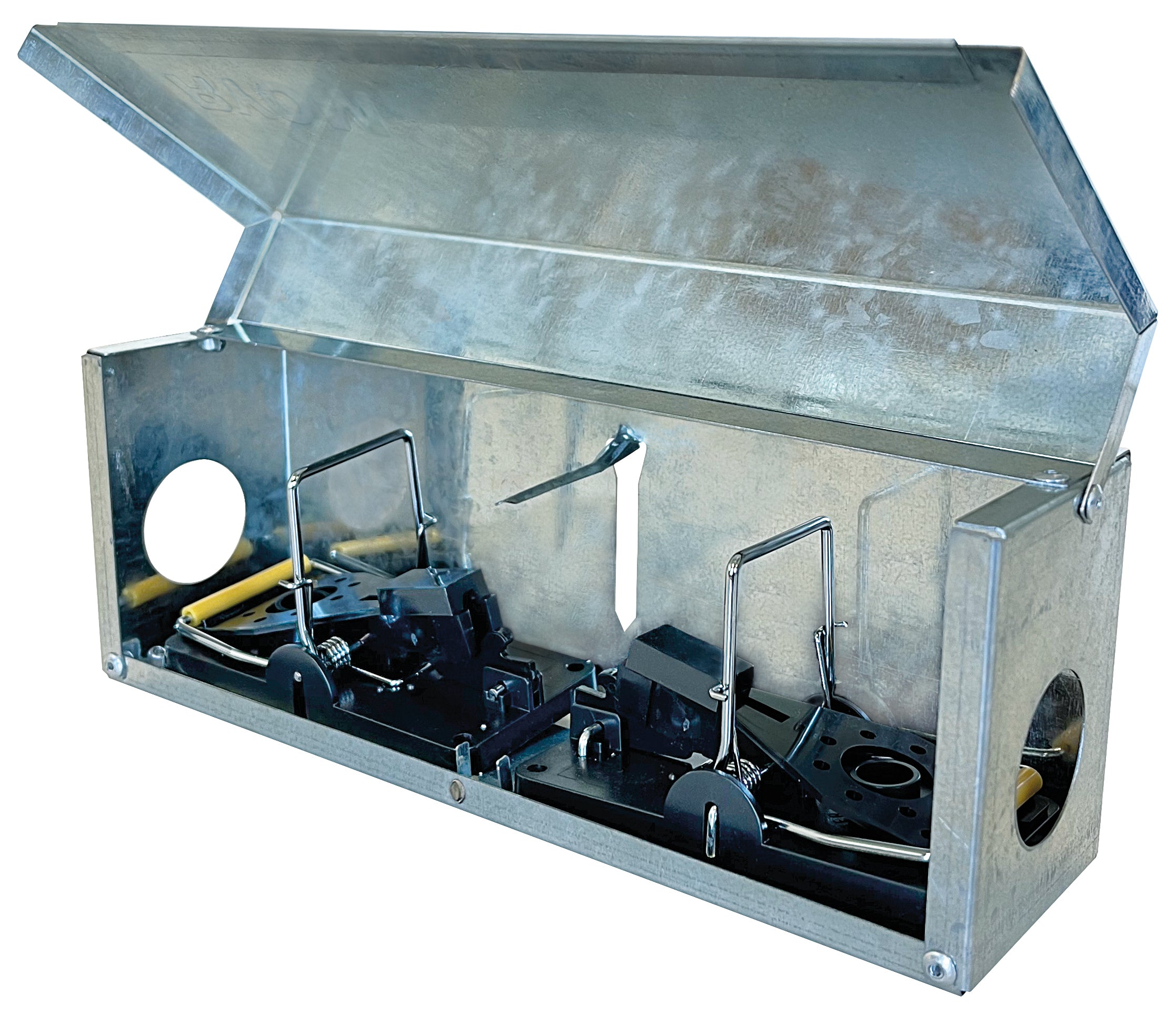 Ryom Tunnelbox Trappola Topi con 2 Trappole in Acciaio
