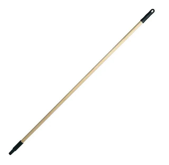 Vikan manico legno filettato 155 cm scopa con occhiello
