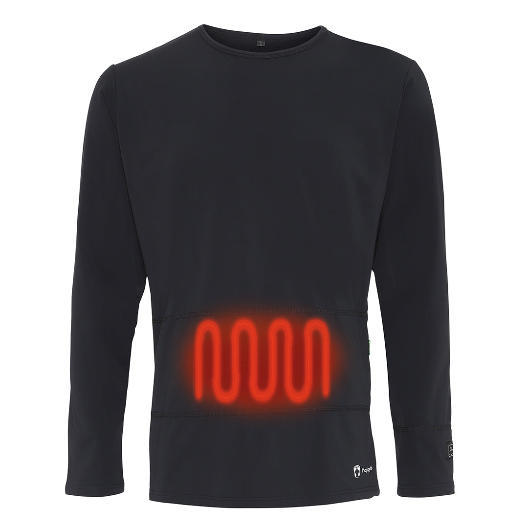 Happyhot maglia termica riscaldata 3 zone calore