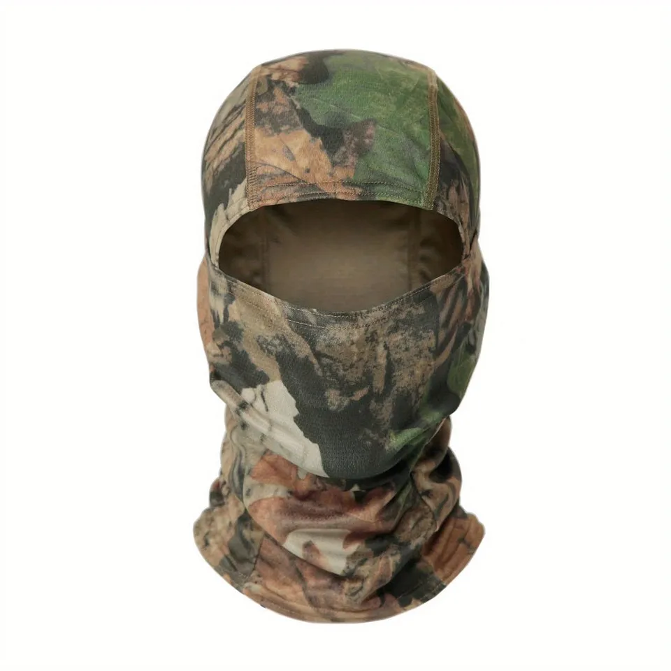 Maschera mimetica bosco facecover leggero da caccia