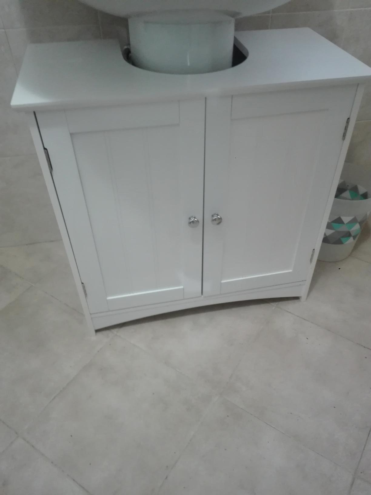Vonhaus Mobile Sottolavabo Bianco 60x30x60 cm