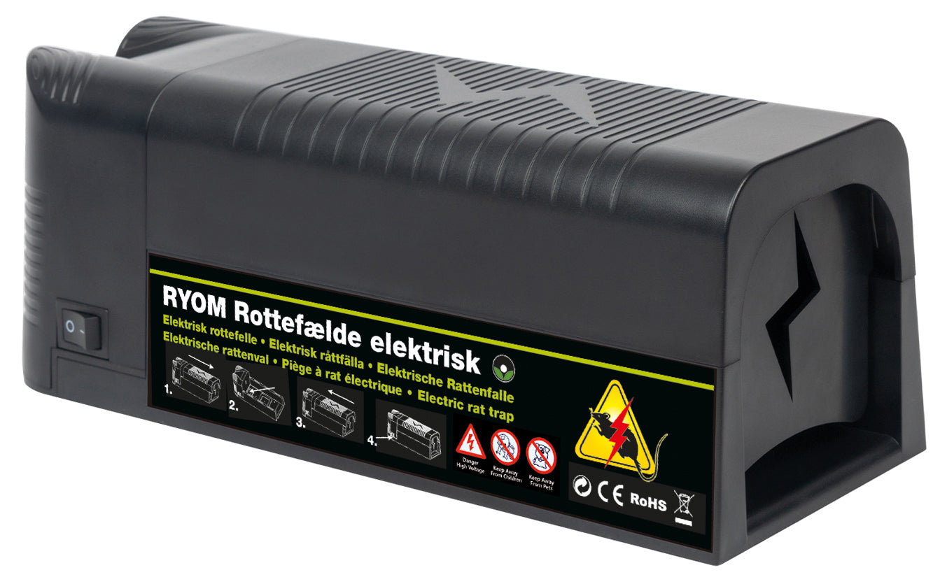Ryom trappola per topi elettrica ricaricabile 2000V