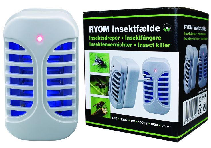 Ryom Lampada Antizanzare LED 25 m2 Elettrica
