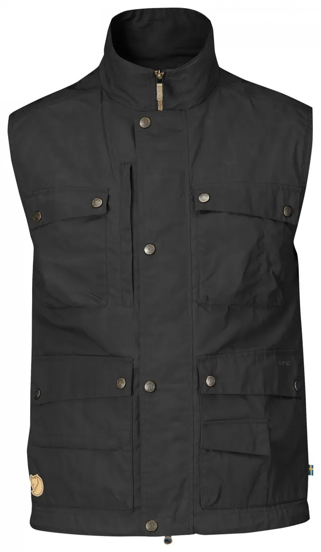 Fjällräven Reporter Lite Vest M gilet uomo Dark Grey G-1000