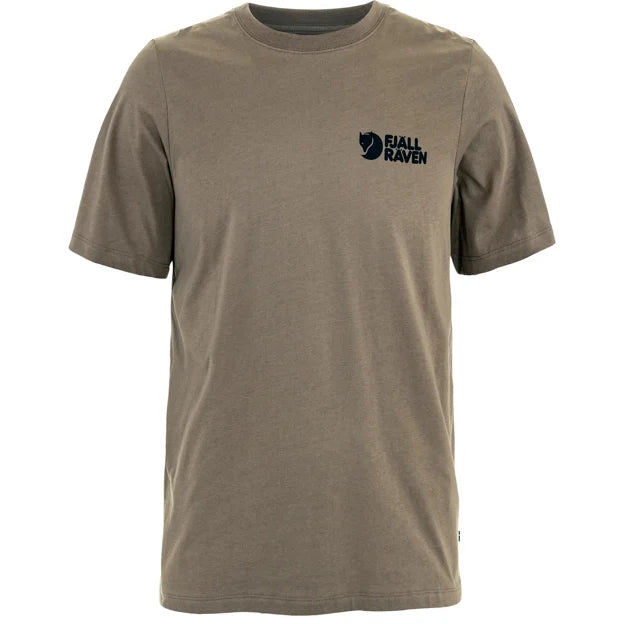 Fjällräven Swedish Forest T-Shirt M cotone bio Suede Brown