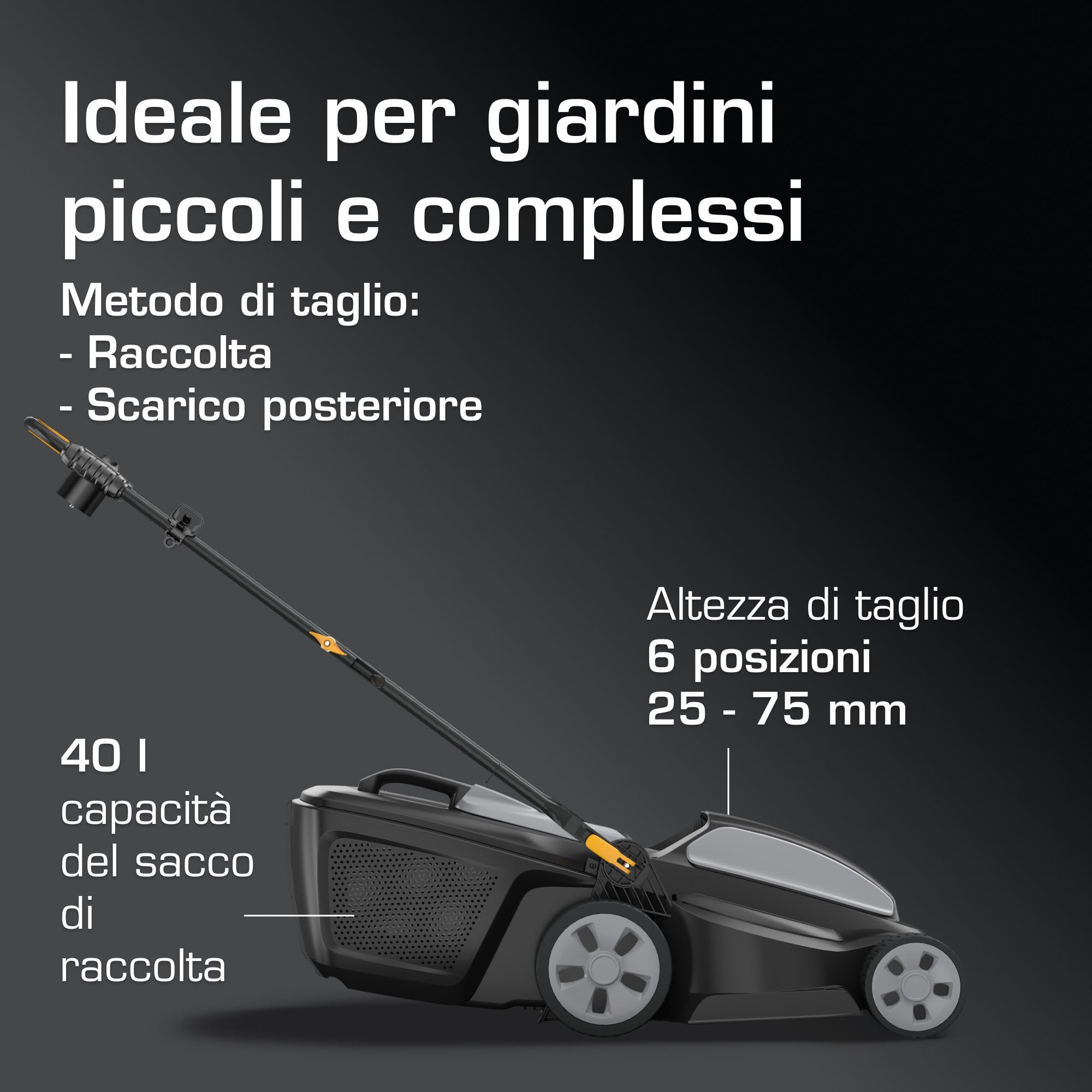 Alpina AL1 38 E tagliaerba elettrico 1400W 38 cm 40 l